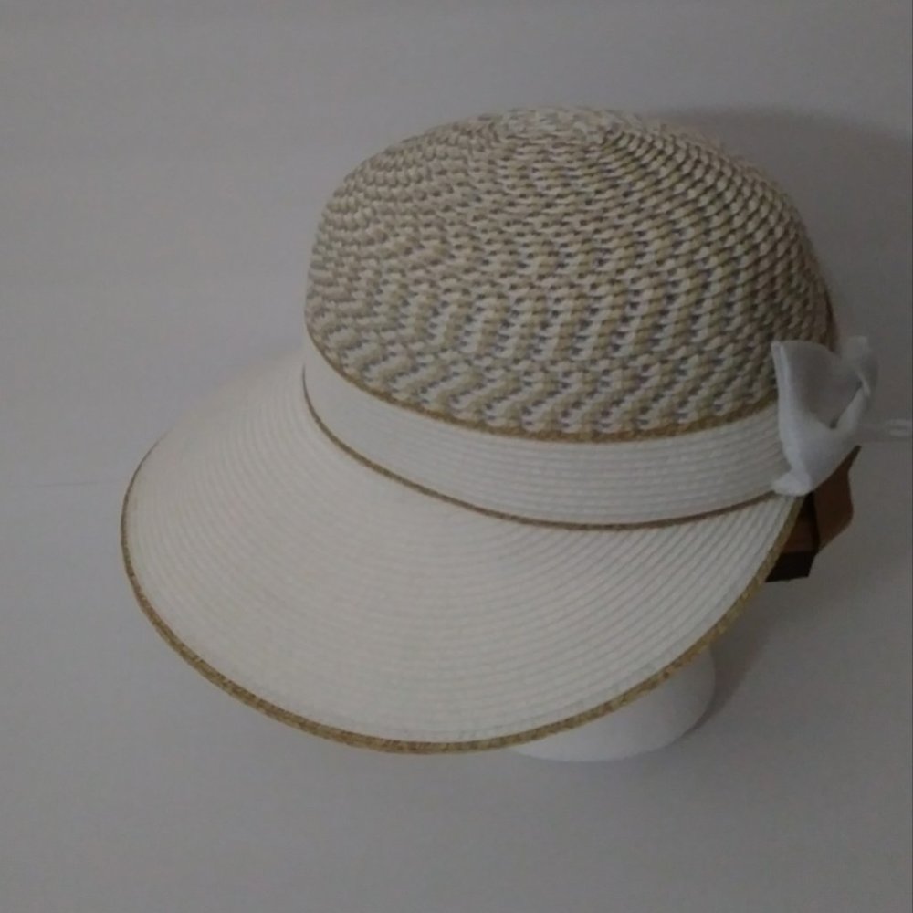 Genuine C.C Brand Wide Brim Straw Floppy Hat - Picture 9 of 10